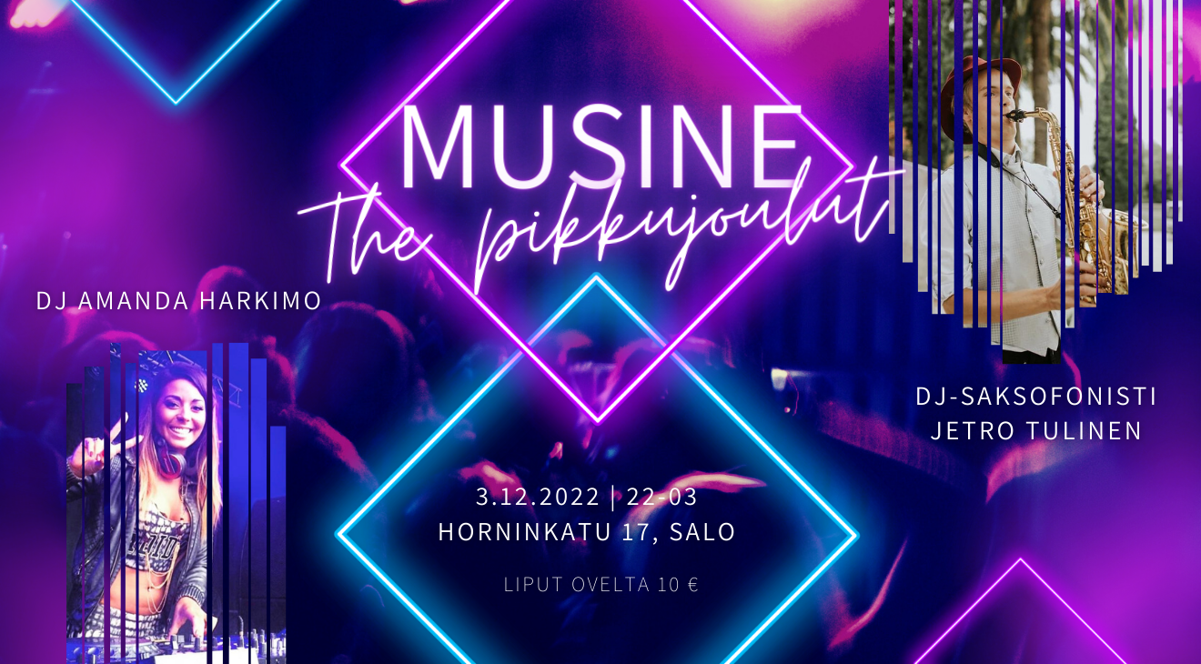 Musine DJ-ilta, Amanada Harkimo ja DJ-saksofonisti Jetro Tulinen