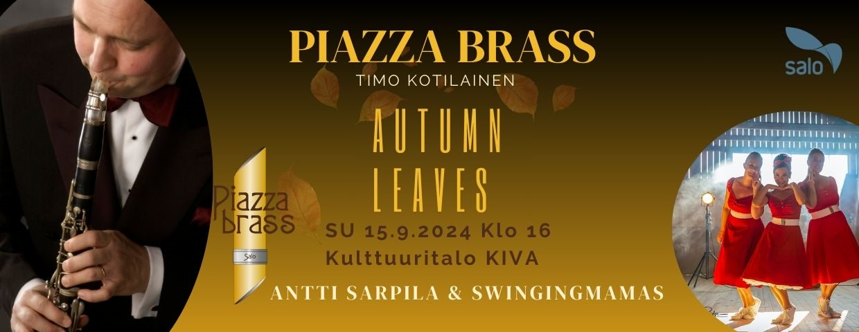 Piazza Brass, Antti Sarpila, SwingingMamas, Timo Kotilainen, Kulttuuritalo KIVA