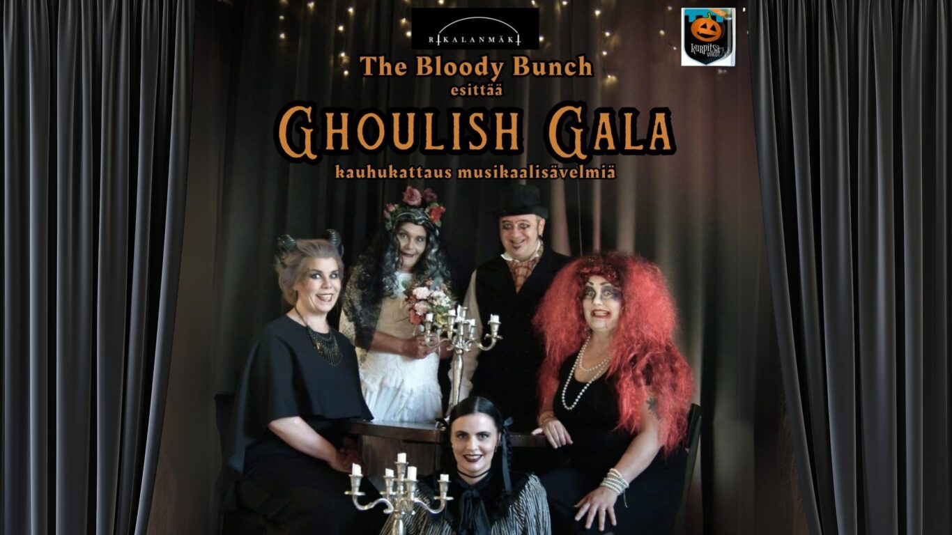 Ghoulish Gala -yhtye halloweenasuissa