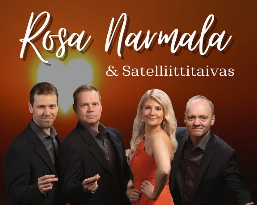 Rosa Narmala ja Sateliittitaivas -yhtyeen jäsenet