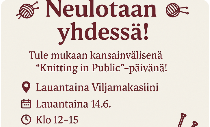 neulotaan yhdessä mainos