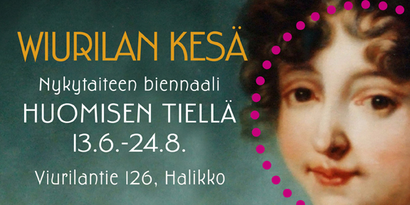 Wiurilan kesä Huomisen tiellä -näyttelyn mainos