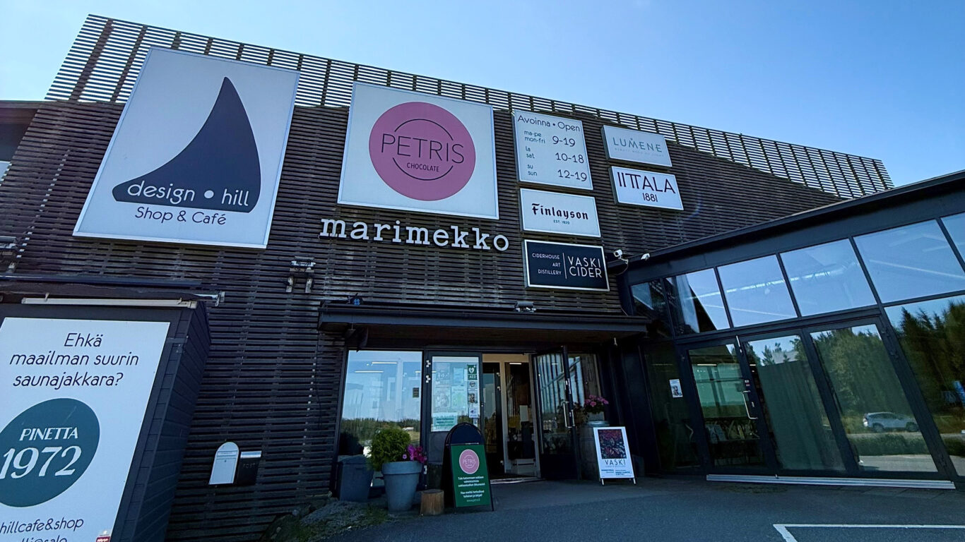 DesignHill yrityksen julkisivu.