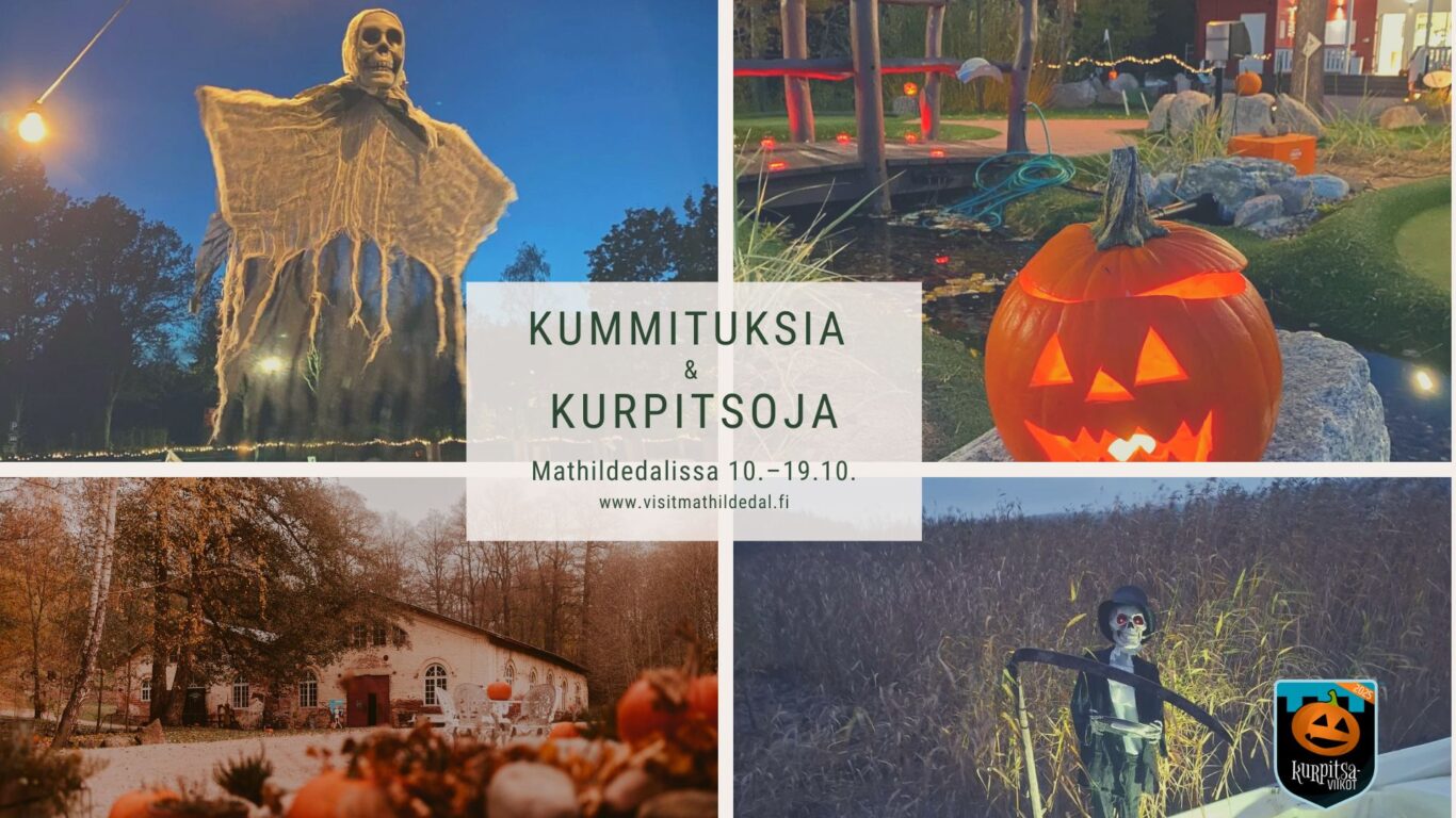 Kuvia kurpitsoista ja kummituksista