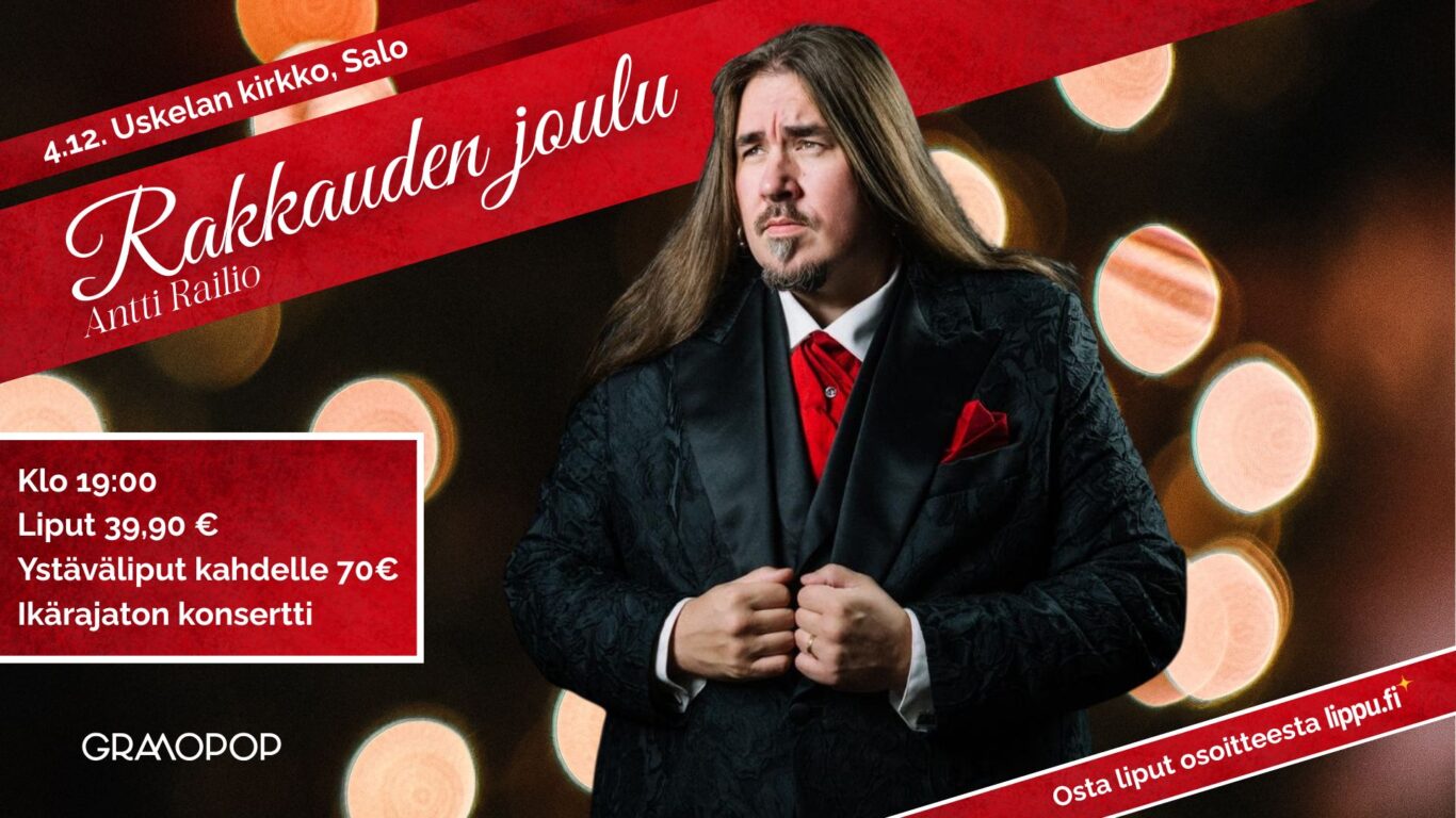 Antti Railio - Rakkauden joulu 4.12. Uskelan kirkko