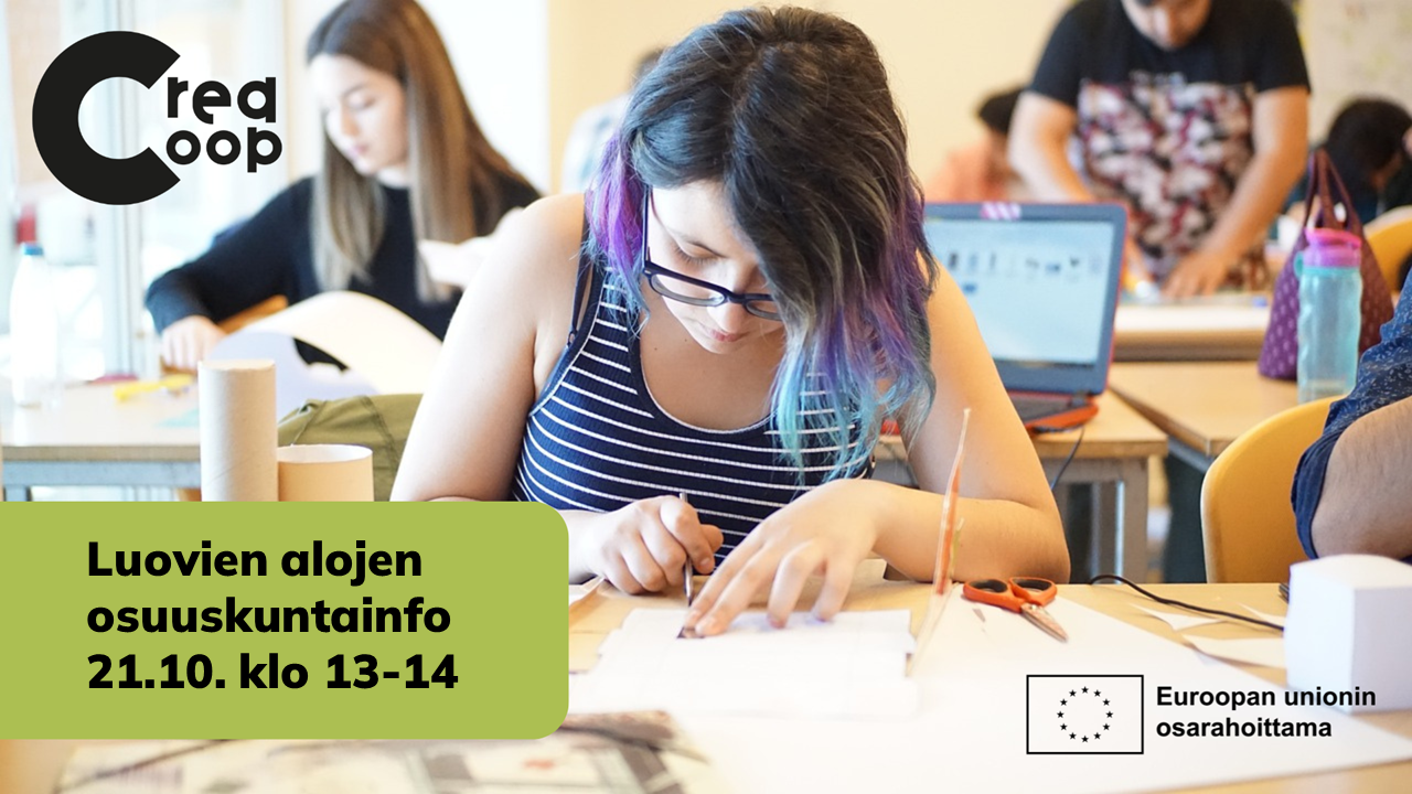 Luovien alojen osuuskuntainfo, kuvituskuva.