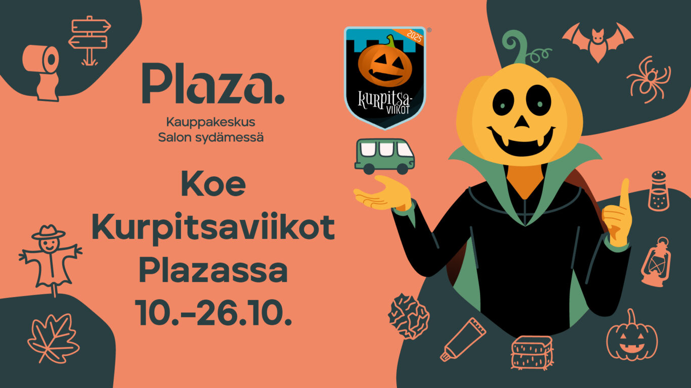 Kurpitsaviikot Plazassa 10.-26.10.2025