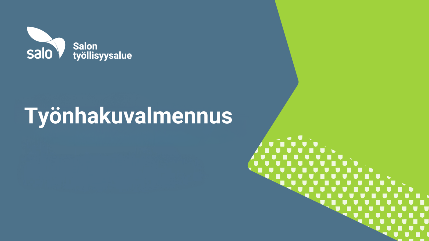 Työllisyyspalveluiden työnhakuvalmennuksen kuvituskuva.