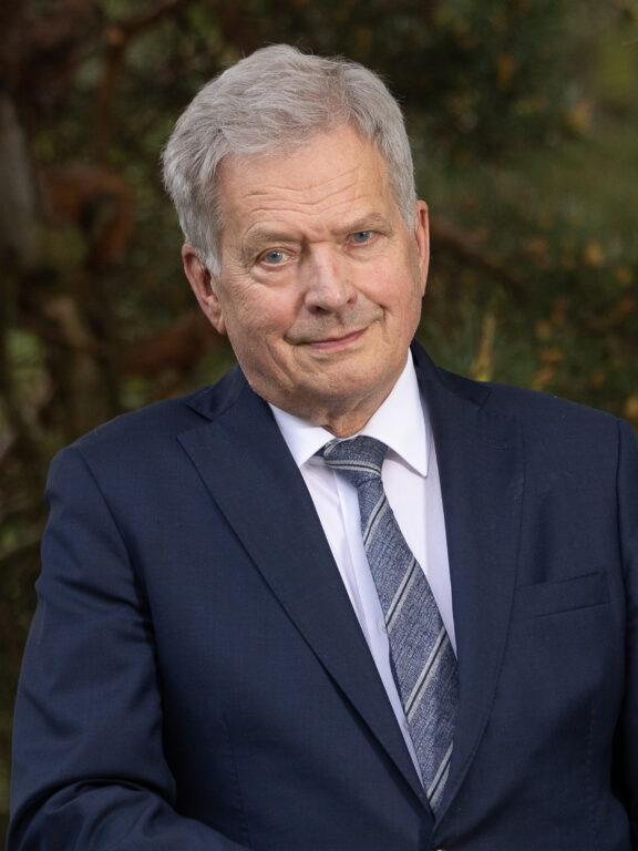 Kuvassa presidentti Sauli Niinistö