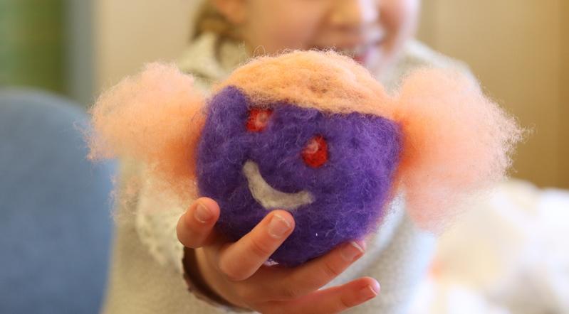 Huovasta tehty hahmo