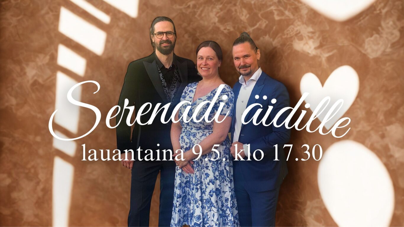 Kuvassa musiikista vastaavat Pelon veljekset ja Malla Pelo