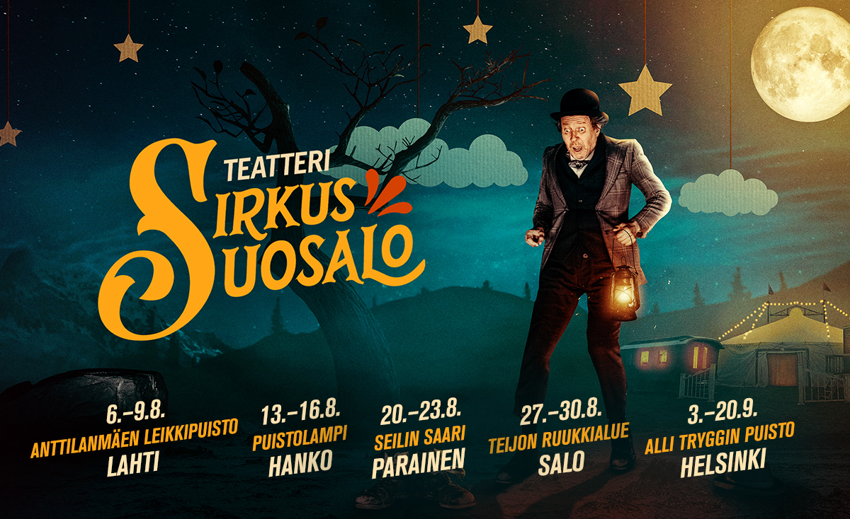 Teatteri SIrkus Suosalo kiertuepäivämäärät