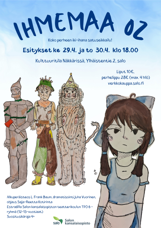 Koko perheen iki-ihana satuseikkailu Ihmemaa Oz!