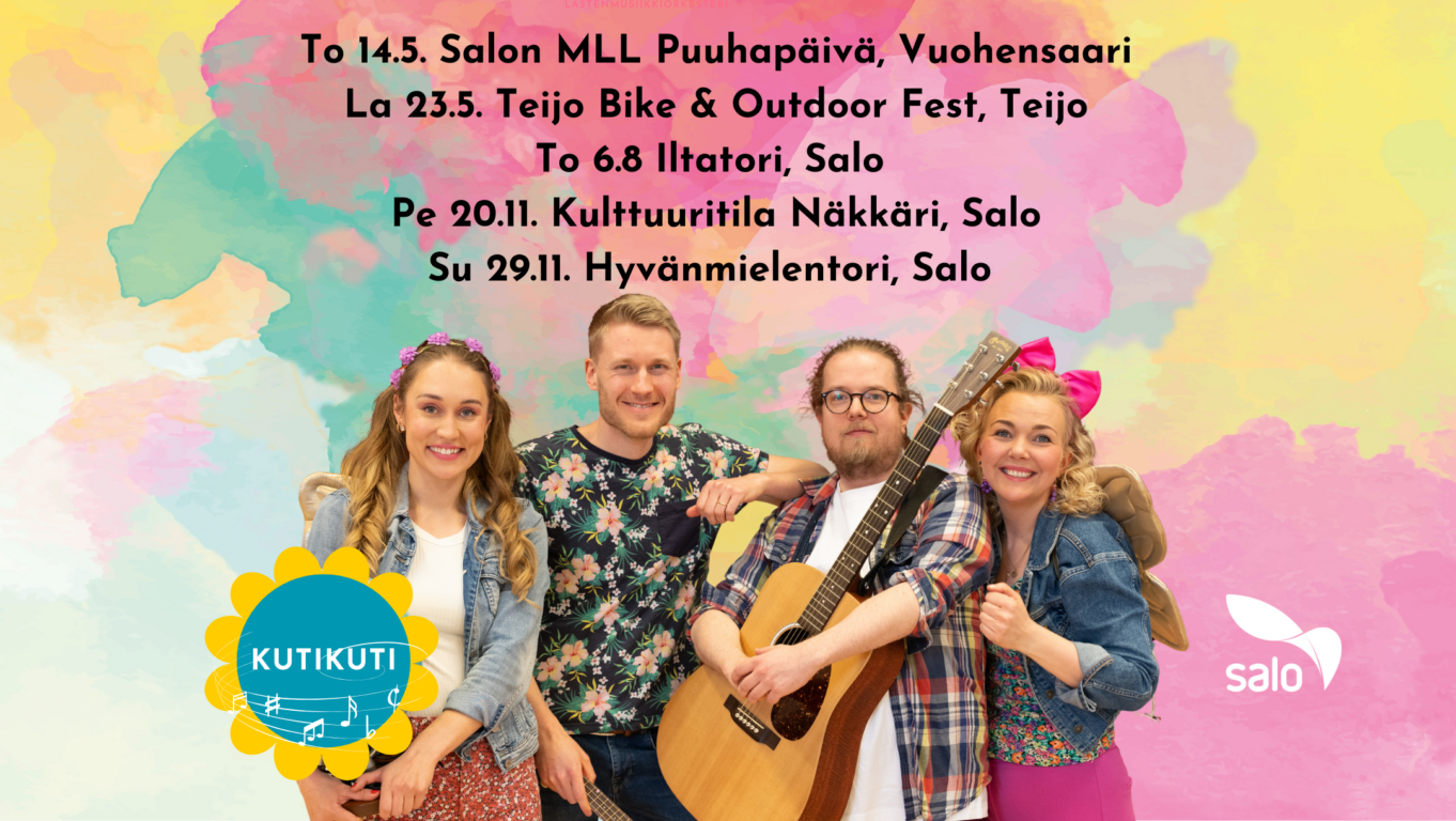 Kutikuti- lastenmusiikkiorkesteri osallistuvan budjetoinnin konsertti kiertue