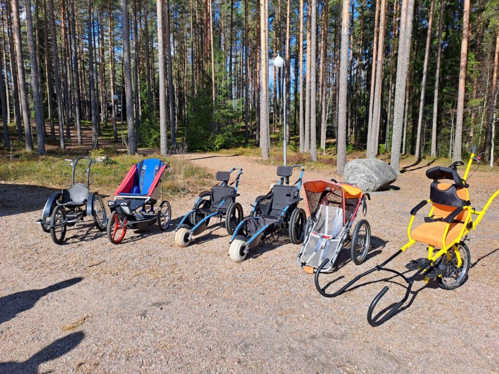 Malikkeen apuvälineet Teijolla