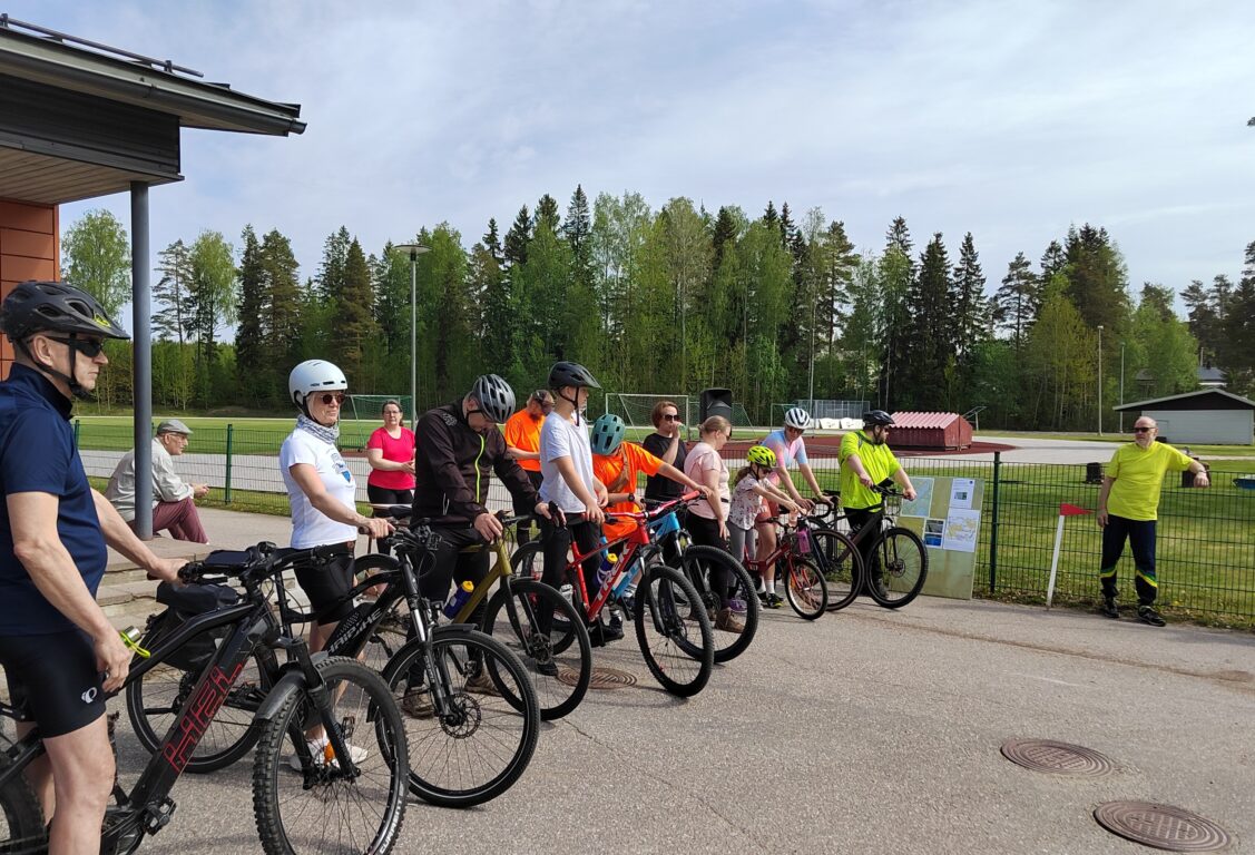 pyöräilijöitä