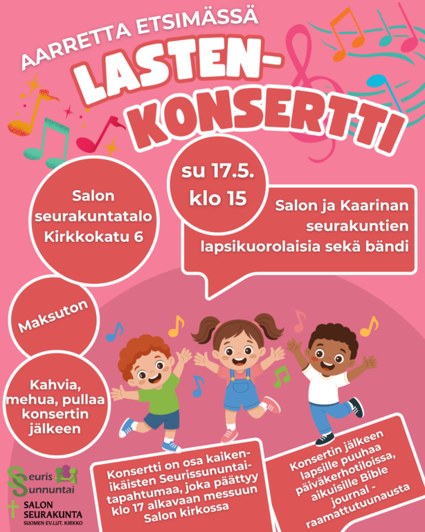Värikäs mainos konsertista