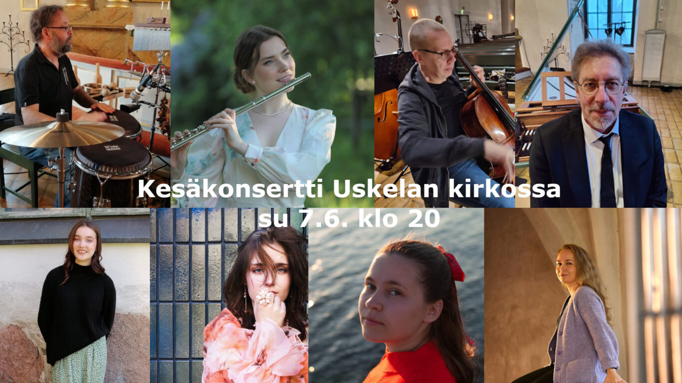 Esiintyjistä kasvokuvia