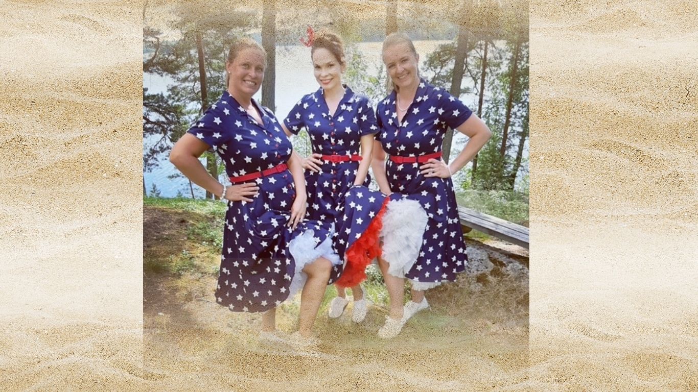 hetkiä, hiekalla, swingingmamas, hiekkamaalaus
