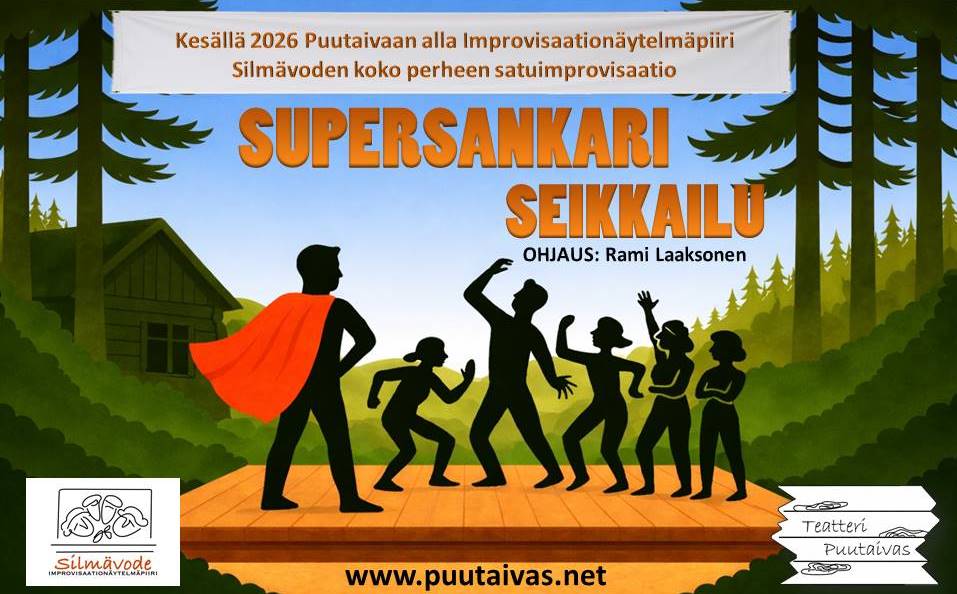 Koko perheen satuimprovisaatio Supersankariseikkailu