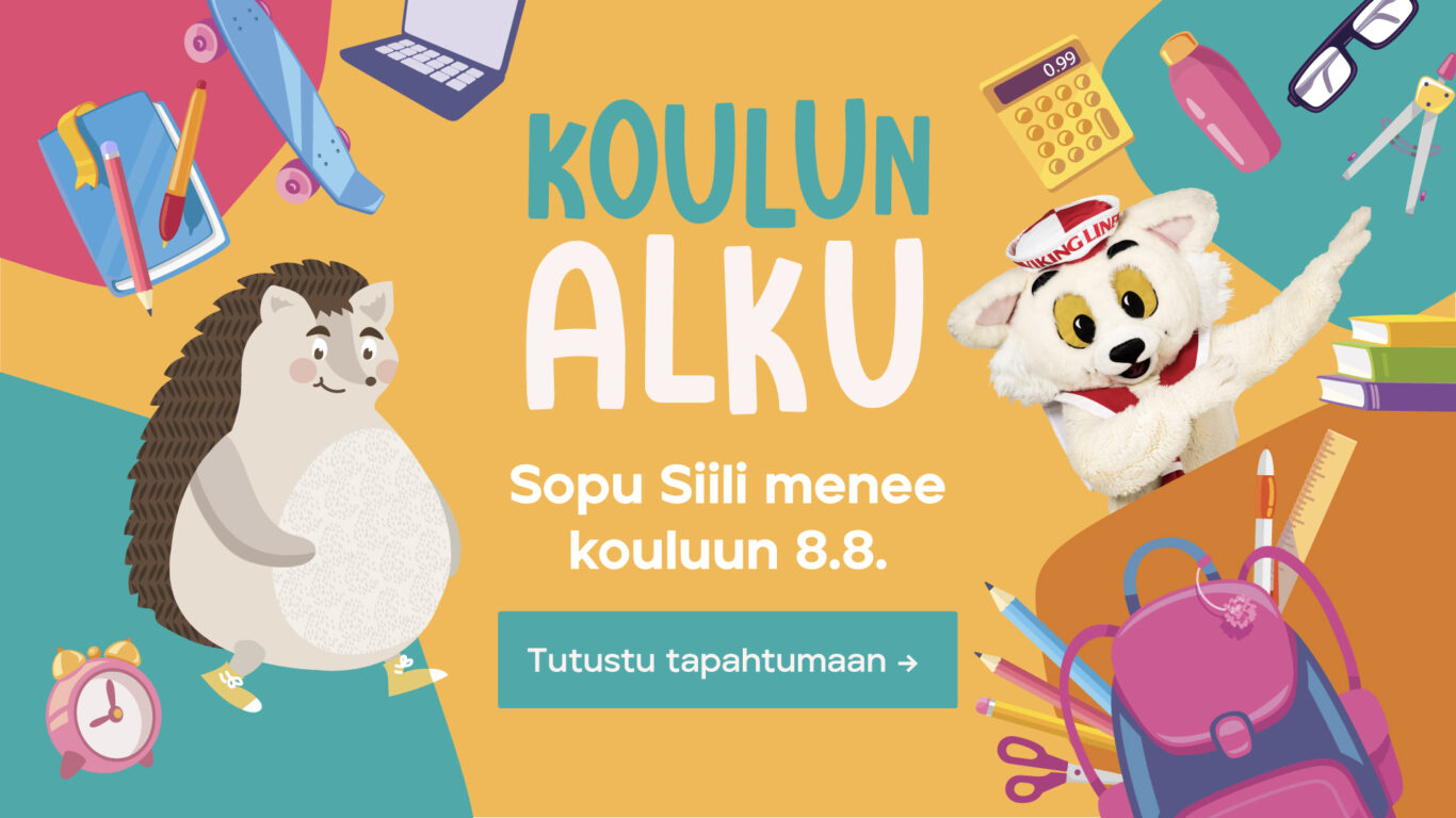 Sopu Siili menee kouluun -tapahtuma Kauppakeskus Plaza 8.8. klo 10-15