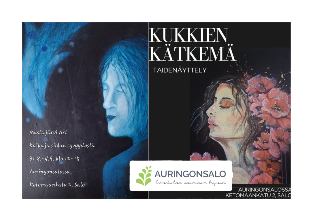Taidenäyttely Auringonsalossa 