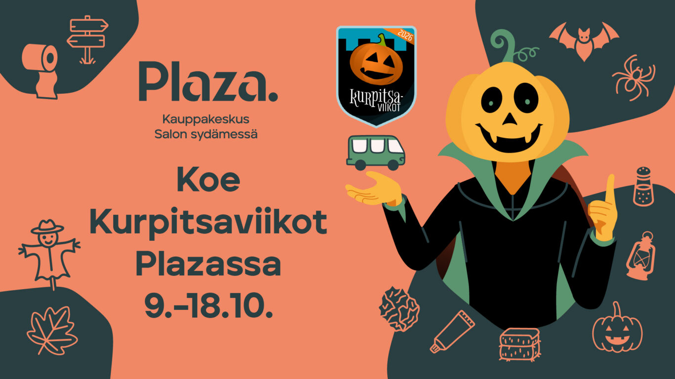 Kurpitsaviikot Plazassa 9.-18.10.2026