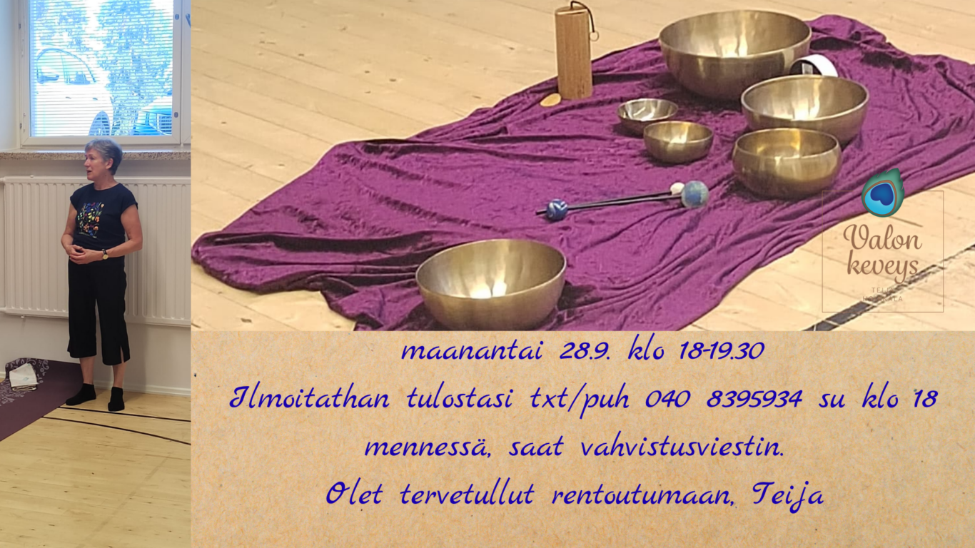 minä kerron shindosta sekä äänimaljat